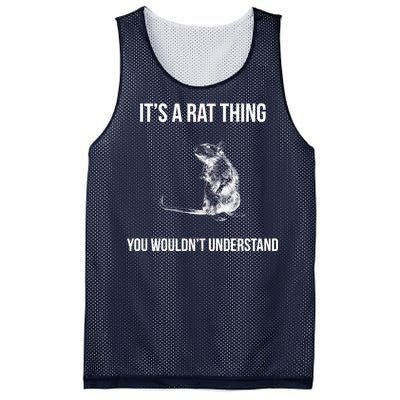 It's A Rat Thing You Wouldn't Understand Mesh Reversible Basketball Jersey Tank