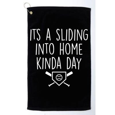 It's A Sliding Home Kinda Thing Golf Towel