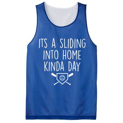 It's A Sliding Home Kinda Thing Mesh Reversible Basketball Jersey Tank
