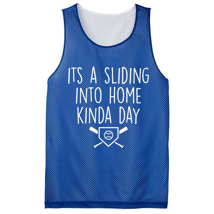 It's A Sliding Home Kinda Thing Mesh Reversible Basketball Jersey Tank