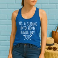 It's A Sliding Home Kinda Thing Womens Tank Top