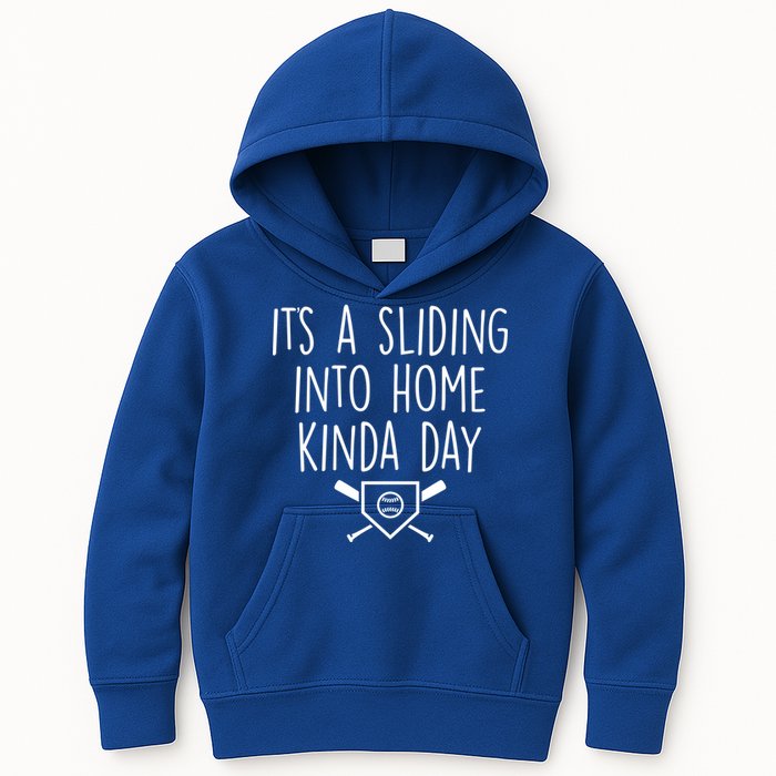 It's A Sliding Home Kinda Thing Kids Hoodie