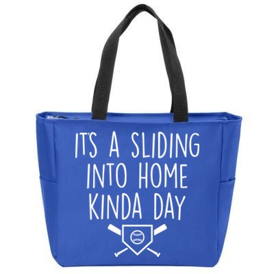 It's A Sliding Home Kinda Thing Zip Tote Bag