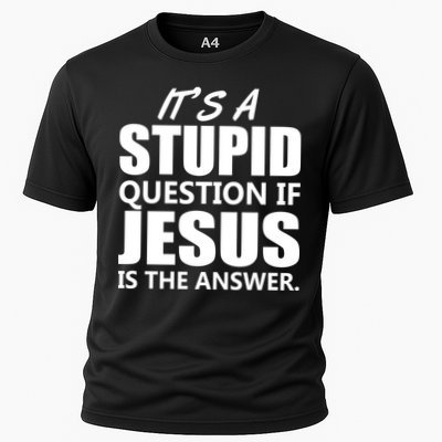 It's A Stupid Question If Jesus Is The Answer Performance Shirt