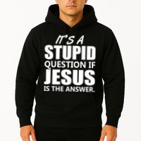 It's A Stupid Question If Jesus Is The Answer Hoodie