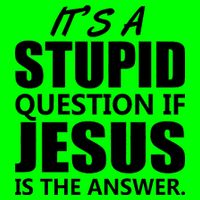 It's A Stupid Question If Jesus Is The Answer Sustainable Knit Beanie