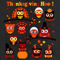 It's a Thanksgiving Hoot Owl Mashup 25L Jumbo Tote