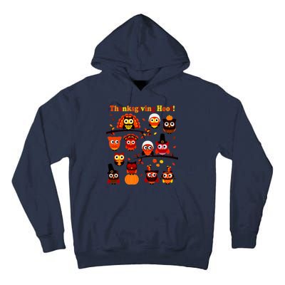 It's a Thanksgiving Hoot Owl Mashup Tall Hoodie