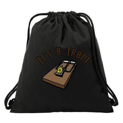 It's A TRAP! Drawstring Bag