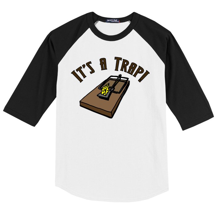 It's A TRAP! Baseball Sleeve Shirt
