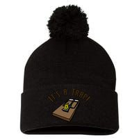 It's A TRAP! Pom Pom 12in Knit Beanie