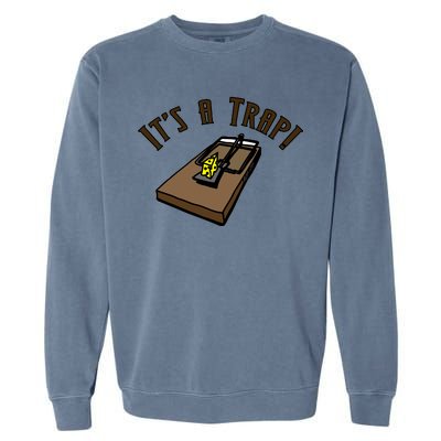 It's A TRAP! Garment-Dyed Sweatshirt