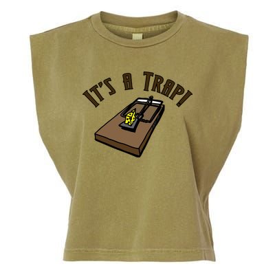 It's A TRAP! Garment-Dyed Women's Muscle Tee