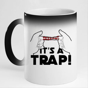 It's A Trap Chinese Finger Trap 11oz Black Color Changing Mug