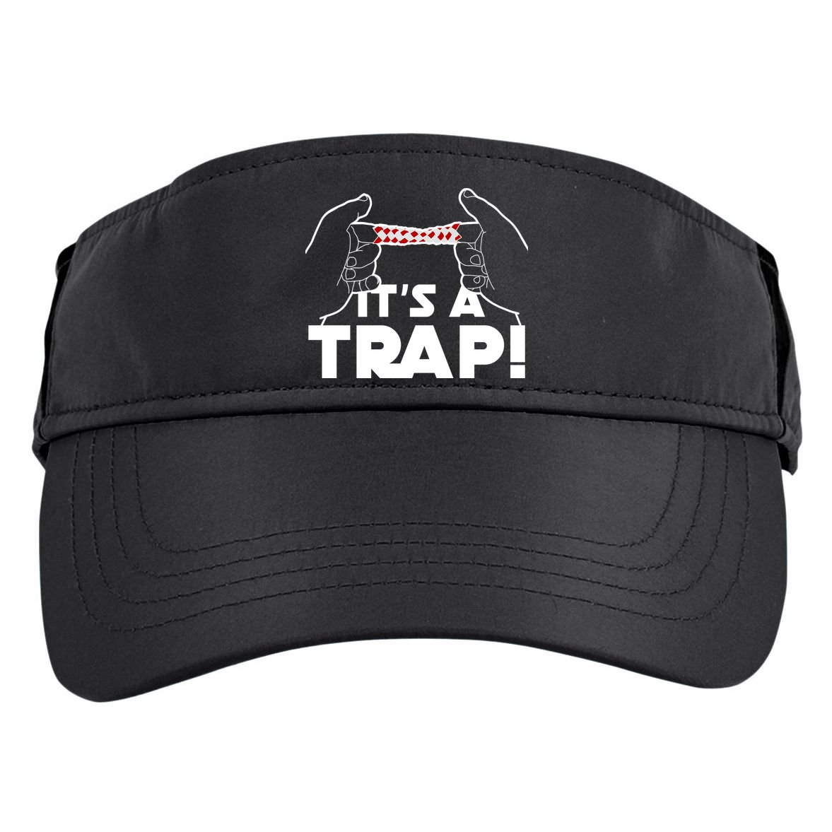 It's A Trap Chinese Finger Trap Adult Drive Performance Visor