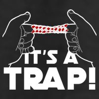It's A Trap Chinese Finger Trap Adult Drive Performance Visor