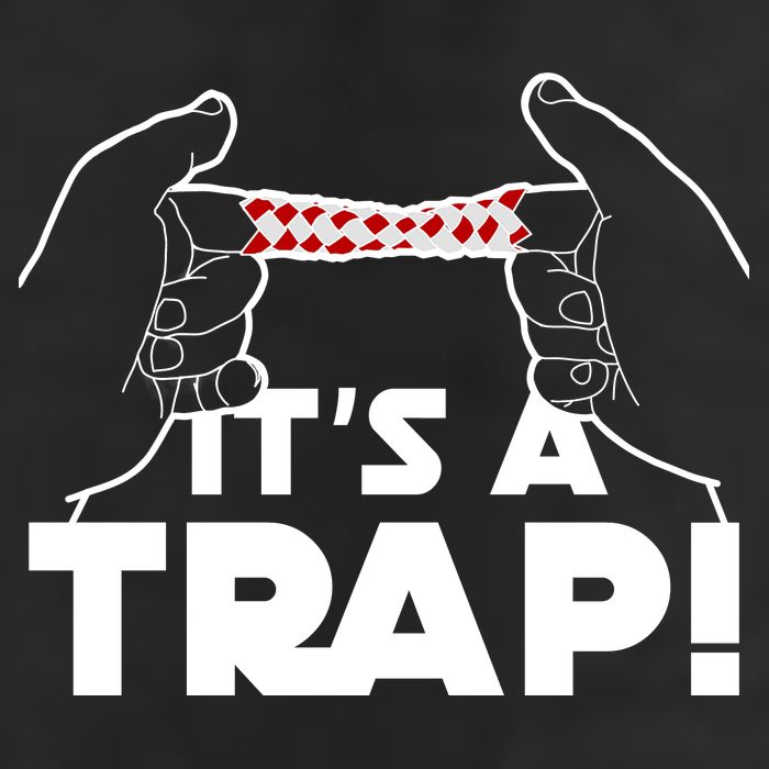 It's A Trap Chinese Finger Trap Adult Drive Performance Visor