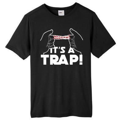 It's A Trap Chinese Finger Trap Tall Fusion ChromaSoft Performance T-Shirt