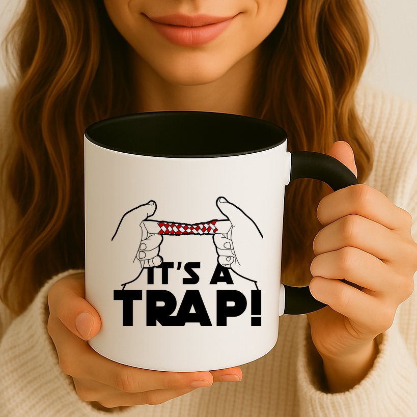 It's A Trap Chinese Finger Trap Mug