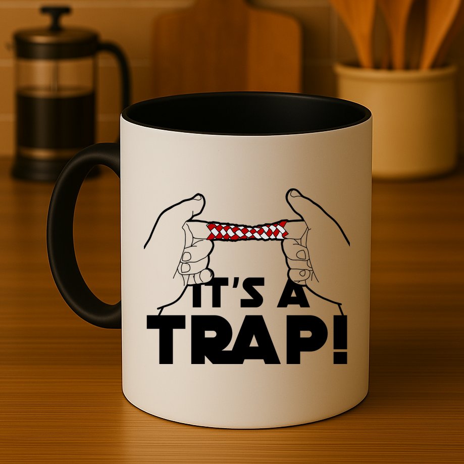 It's A Trap Chinese Finger Trap Mug