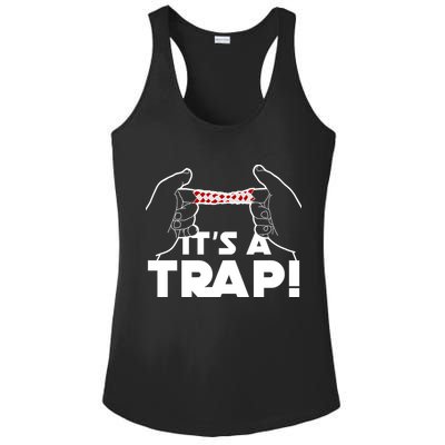 It's A Trap Chinese Finger Trap Ladies PosiCharge Competitor Racerback Tank