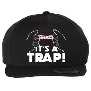 It's A Trap Chinese Finger Trap Wool Snapback Cap