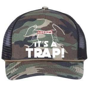 It's A Trap Chinese Finger Trap Retro Rope Trucker Hat Cap