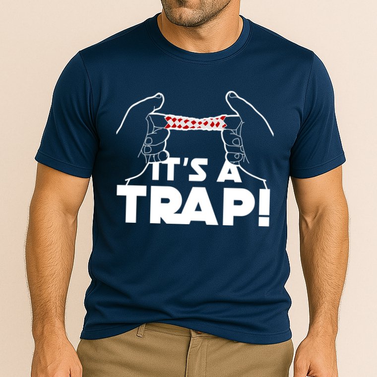 It's A Trap Chinese Finger Trap Cooling Performance Crew T-Shirt