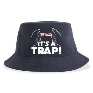 It's A Trap Chinese Finger Trap Sustainable Bucket Hat