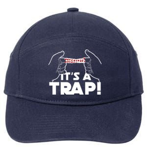 It's A Trap Chinese Finger Trap 7-Panel Snapback Hat