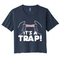 It's A Trap Chinese Finger Trap Women's Crop Top Tee