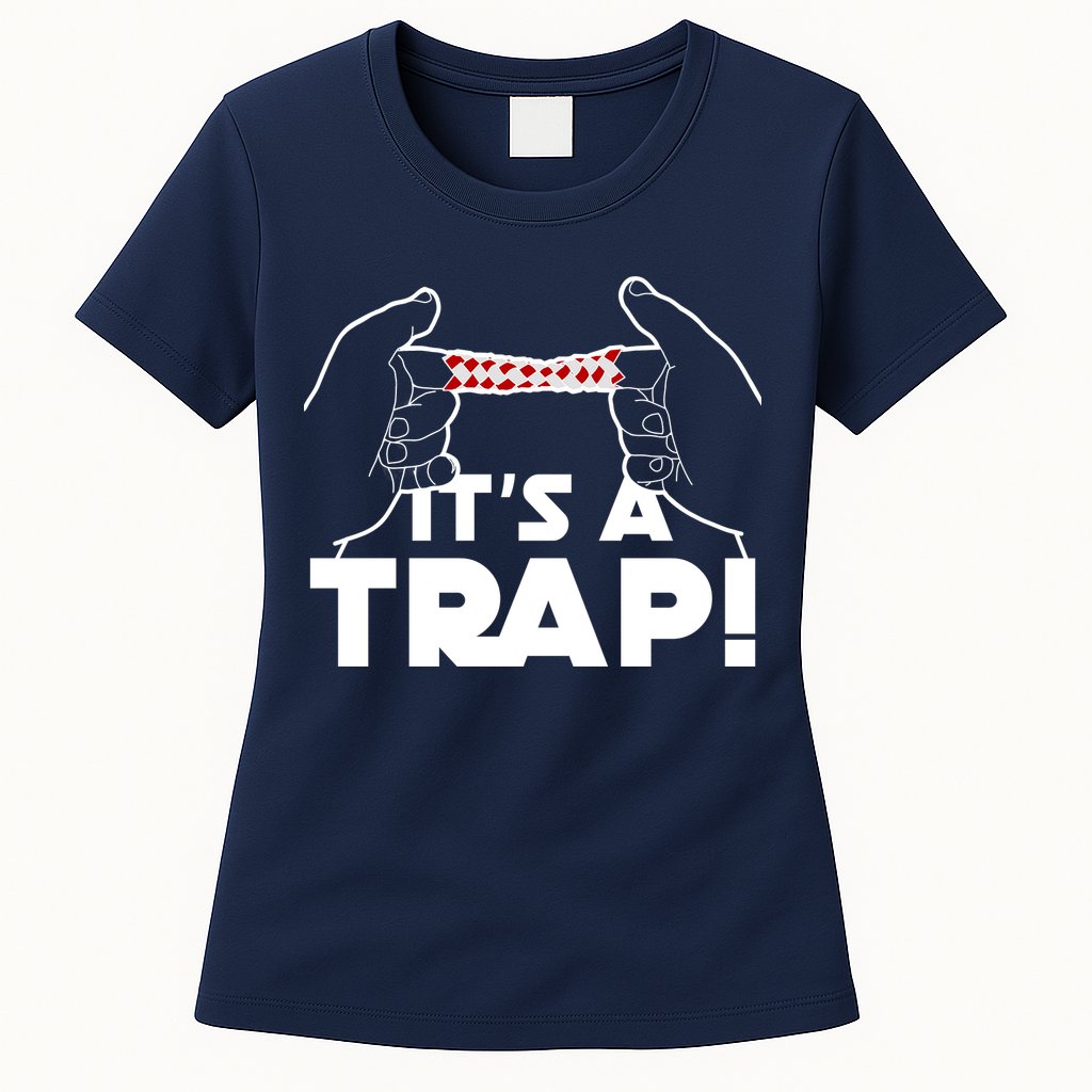 It's A Trap Chinese Finger Trap Womens T-Shirt