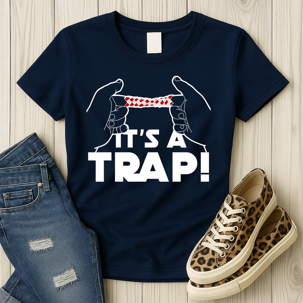 It's A Trap Chinese Finger Trap Womens T-Shirt