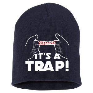 It's A Trap Chinese Finger Trap Short Acrylic Beanie