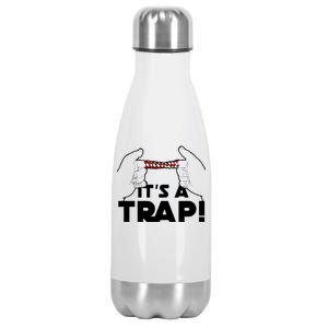 It's A Trap Chinese Finger Trap Stainless Steel Insulated Water Bottle