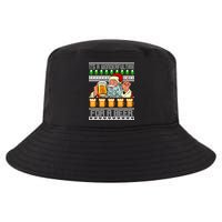 It's A Wonderful Time For A Beer Ugly Christmas Sweater Design Cool Comfort Performance Bucket Hat