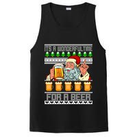 It's A Wonderful Time For A Beer Ugly Christmas Sweater Design PosiCharge Competitor Tank