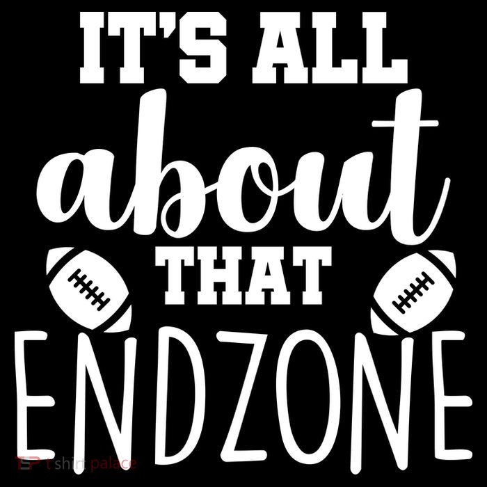 It's All About That End Zone Football Flexfit Unipanel Trucker Cap