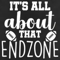 It's All About That End Zone Football Golf Towel