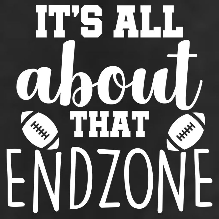 It's All About That End Zone Football Golf Towel