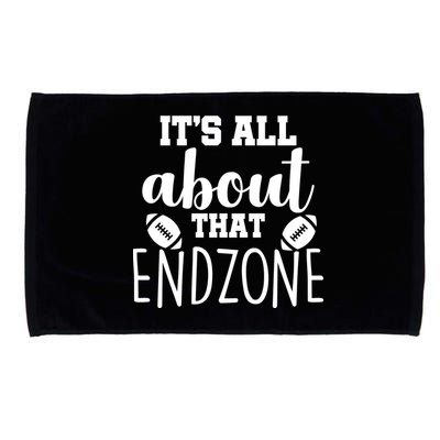 It's All About That End Zone Football Microfiber Hand Towel