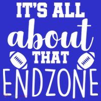 It's All About That End Zone Football 16 in Basic Backpack