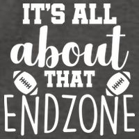 It's All About That End Zone Football Vector Backpack
