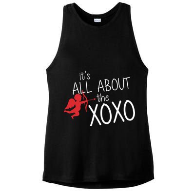 It's All About The XOXO Ladies PosiCharge Tri-Blend Wicking Tank