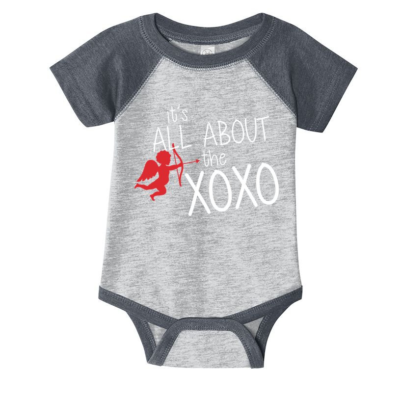 It's All About The XOXO Infant Baby Jersey Bodysuit