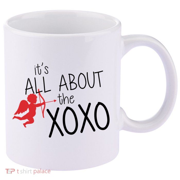 It's All About The XOXO 11oz C Handle Ceramic Mug