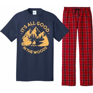 It's All Good In The Woods Wilderness Camping Pajama Set