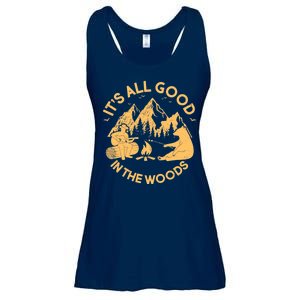 It's All Good In The Woods Wilderness Camping Ladies Essential Flowy Tank