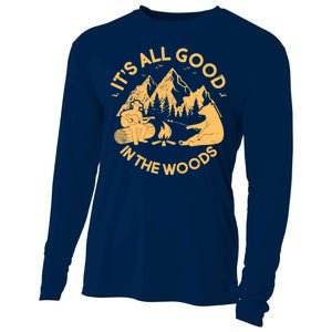 It's All Good In The Woods Wilderness Camping Cooling Performance Long Sleeve Crew