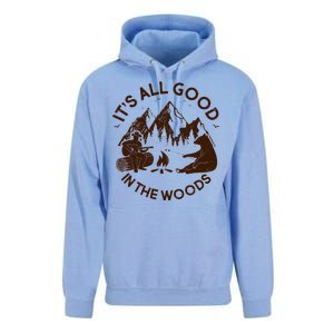 It's All Good In The Woods Wilderness Camping Unisex Surf Hoodie